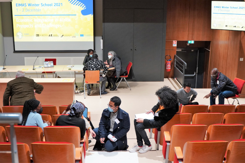 Group work during the EIMAS Winter School